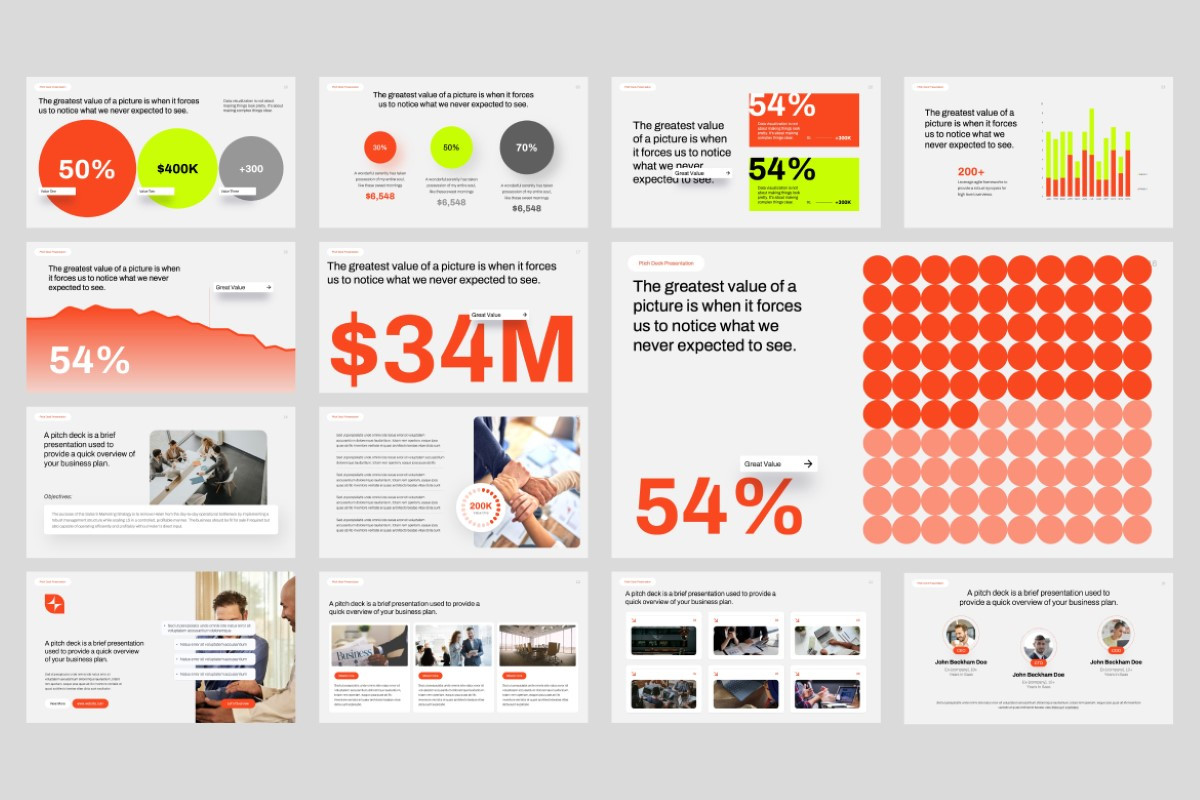 Pitch Deck PowerPoint Template | Nulivo Market