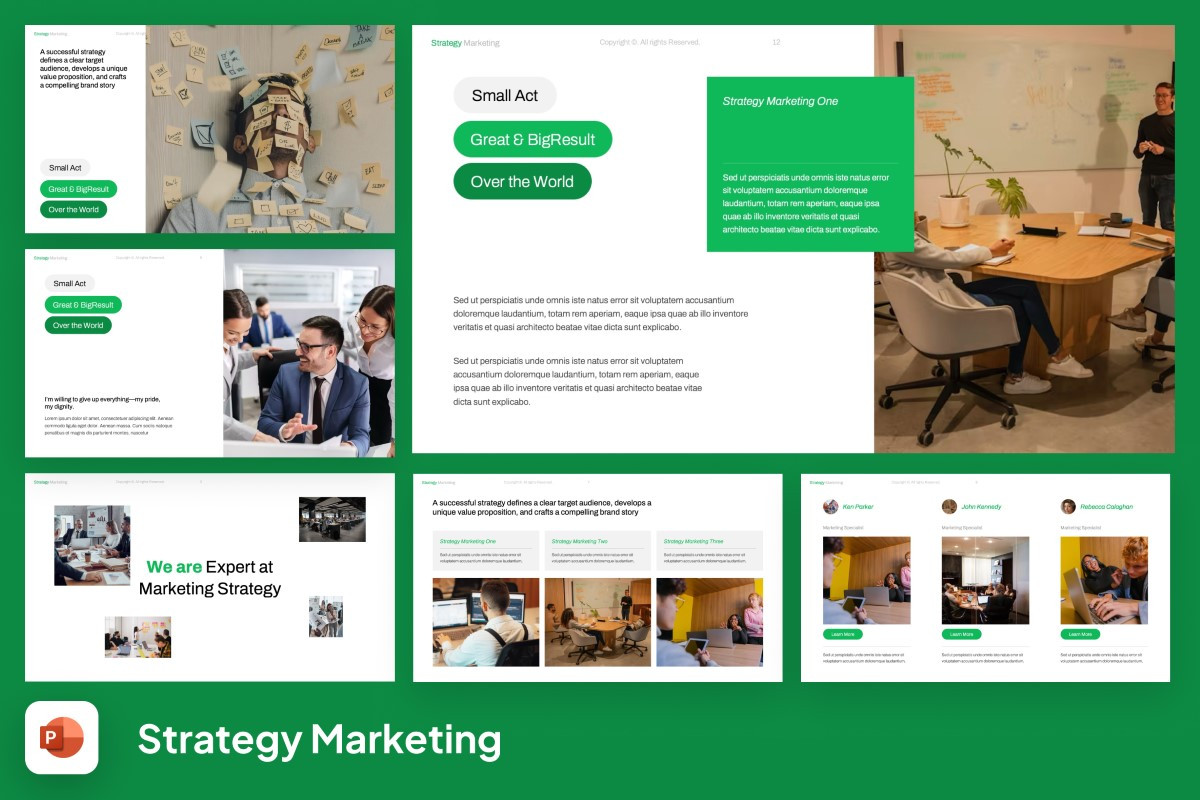 Strategy Marketing PowerPoint Template | Nulivo Market
