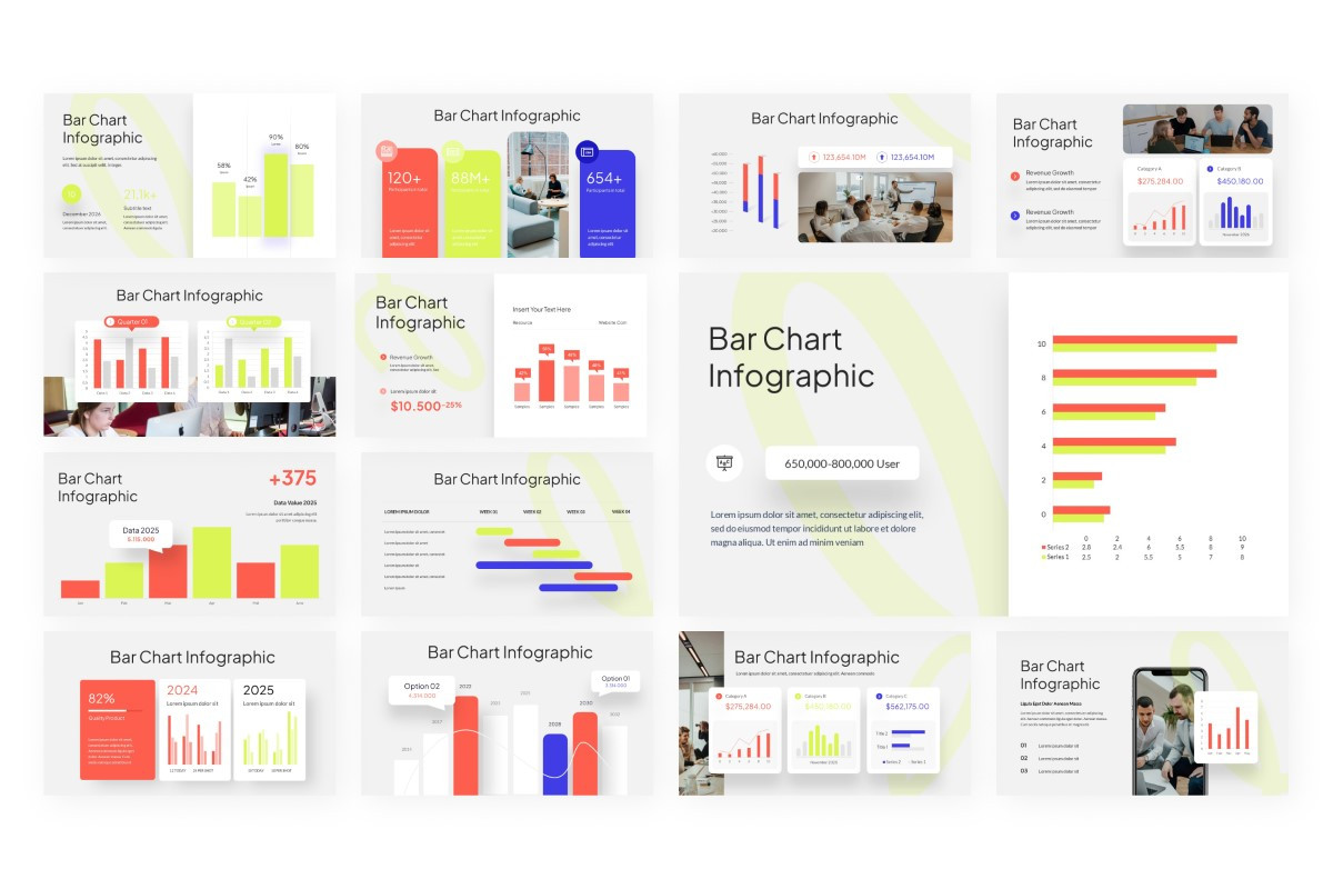 Bar Chart PowerPoint Template | Nulivo Market