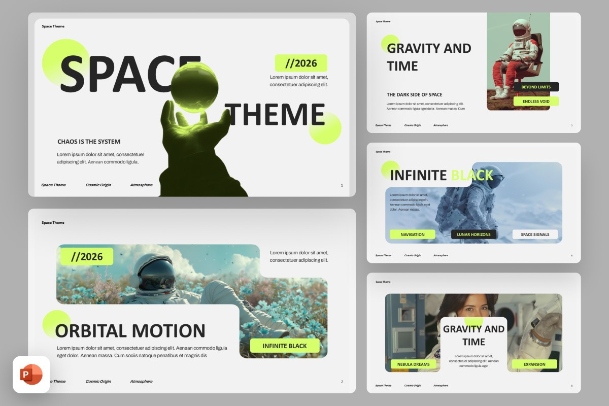 Space Theme PowerPoint Template | Nulivo Market