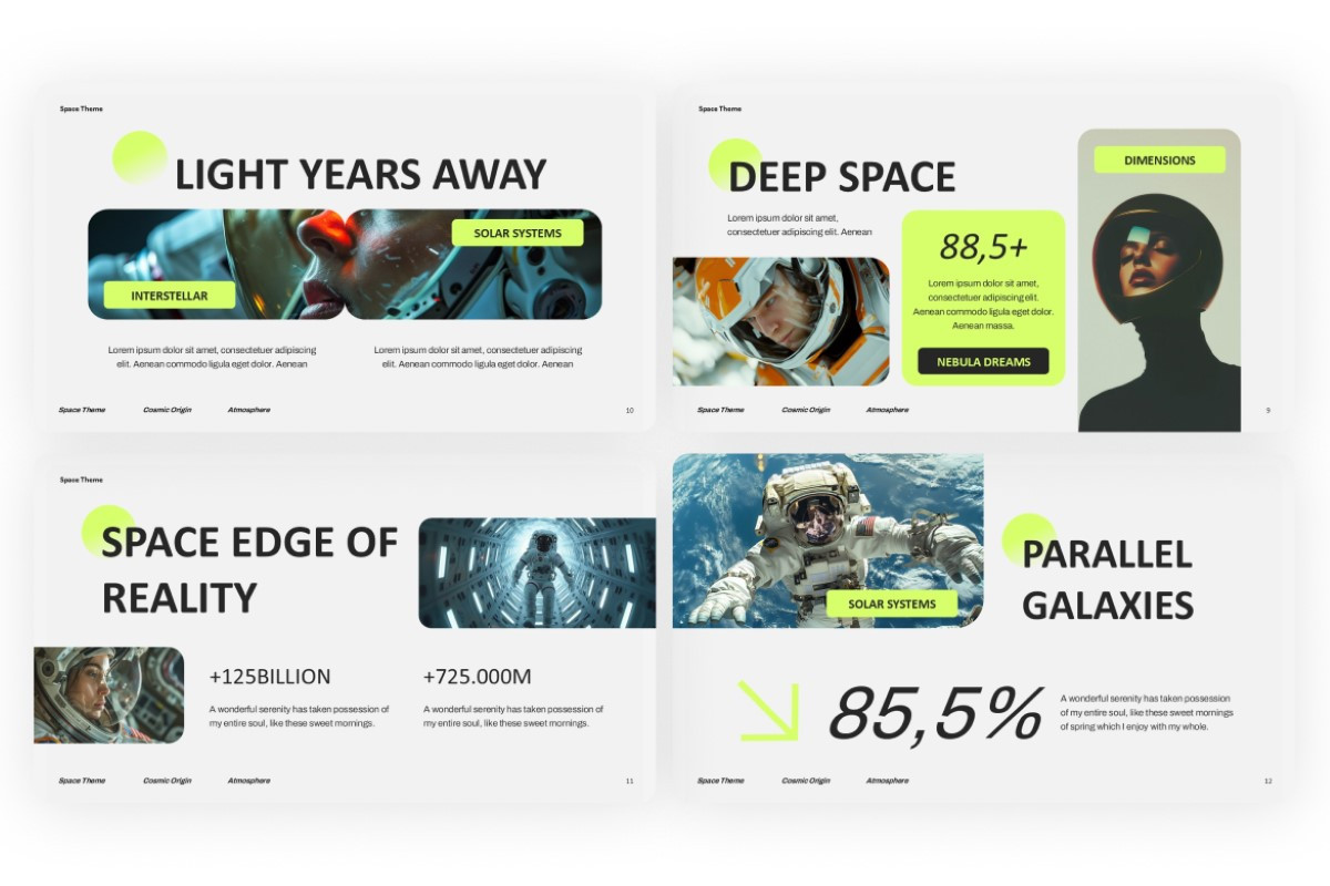 Space Theme PowerPoint Template | Nulivo Market