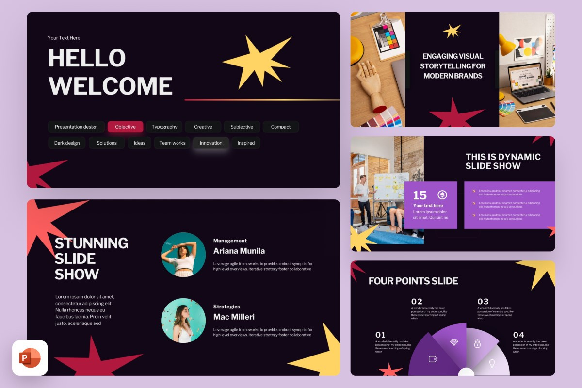 Dynamic Parallax Slideshow PowerPoint Template | Nulivo Market