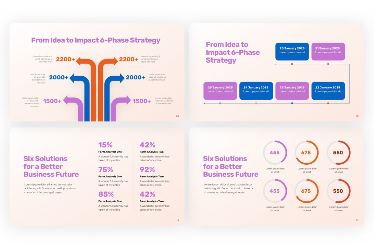 6 point infographic PowerPoint Template | Nulivo Market
