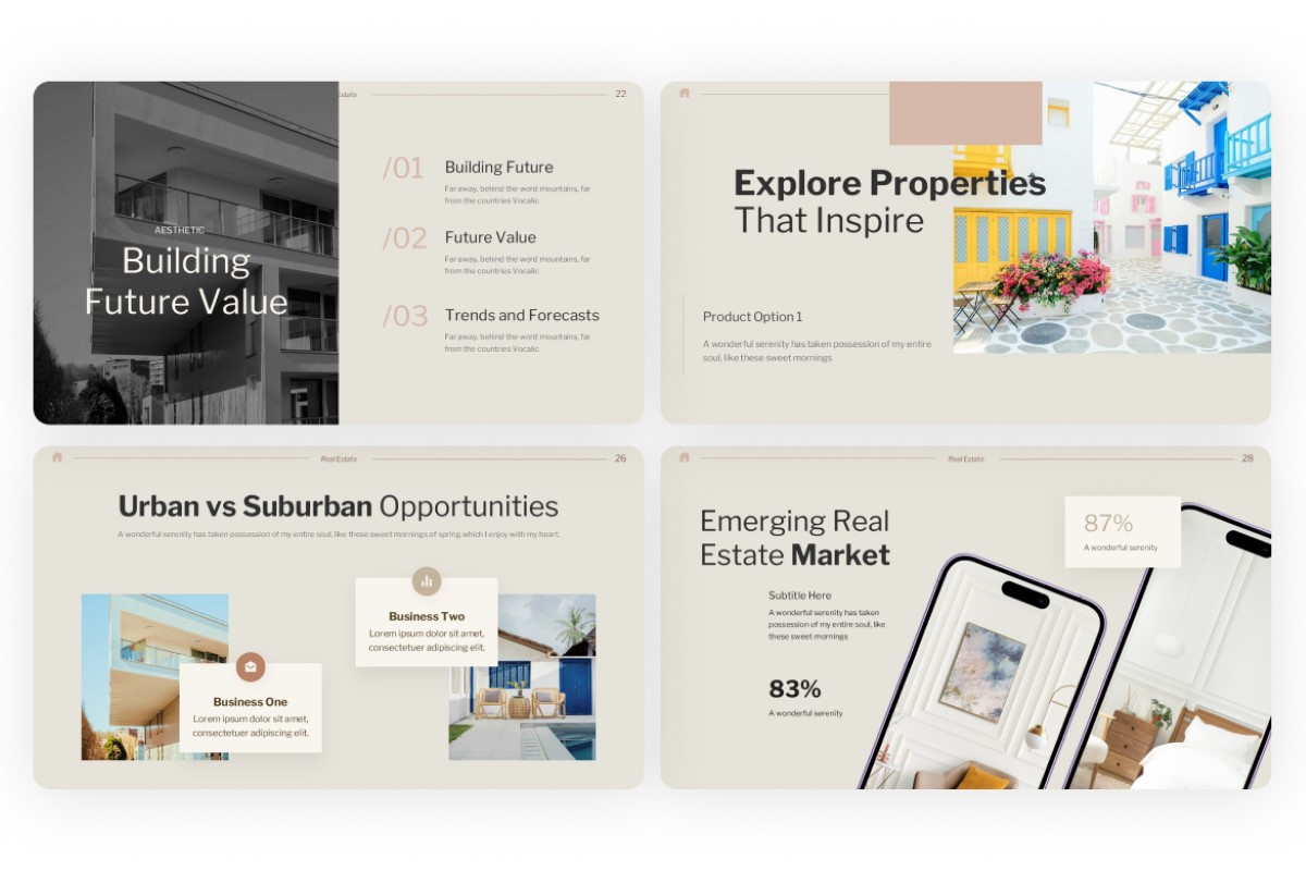 Real Estate PowerPoint Template | Nulivo Market