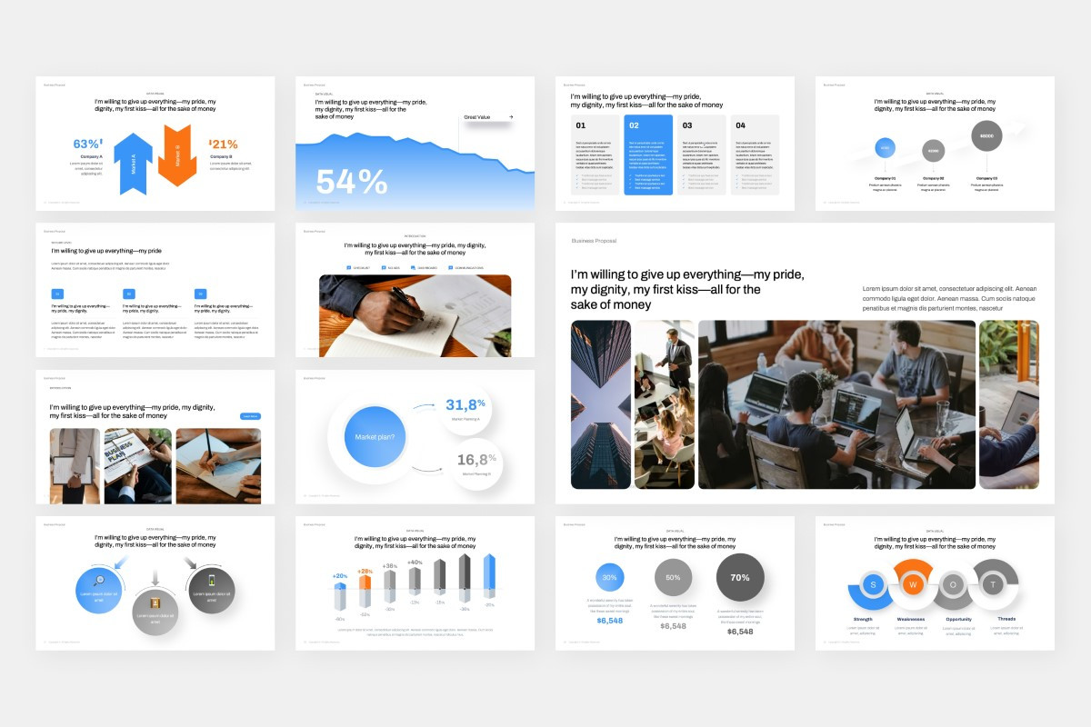Bisinis Proposal PowerPoint Template | Nulivo Market