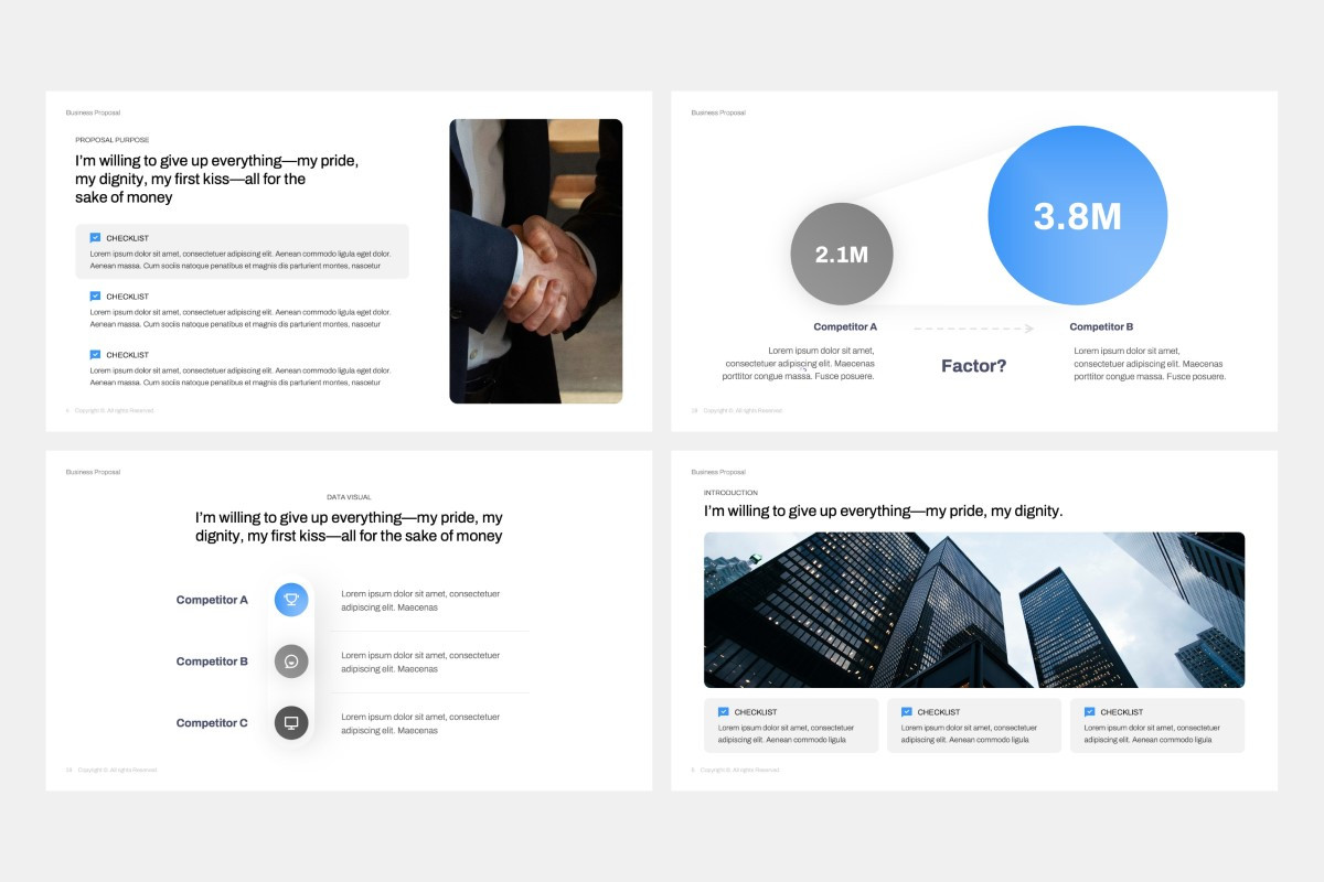 Bisinis Proposal PowerPoint Template | Nulivo Market