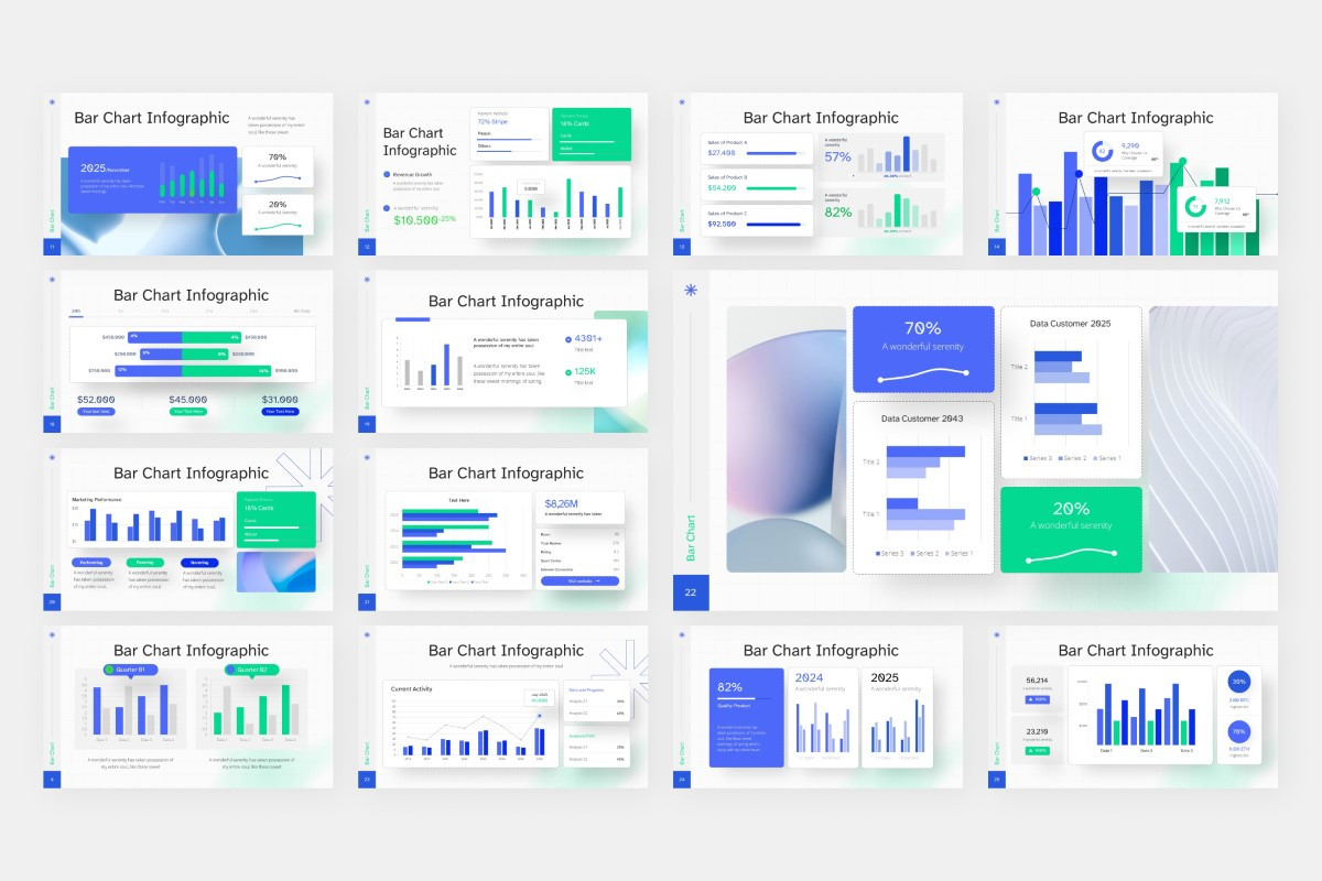 Bar chart PowerPoint Template | Nulivo Market