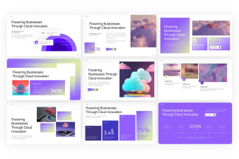 Digital Cloud PowerPoint Template | Nulivo Market