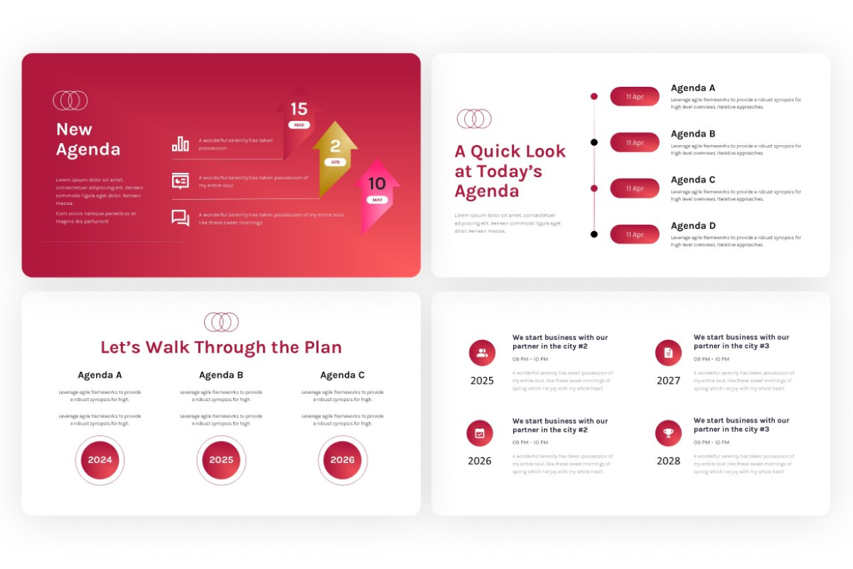 Agenda Infographic PowerPoint Template | Nulivo Market