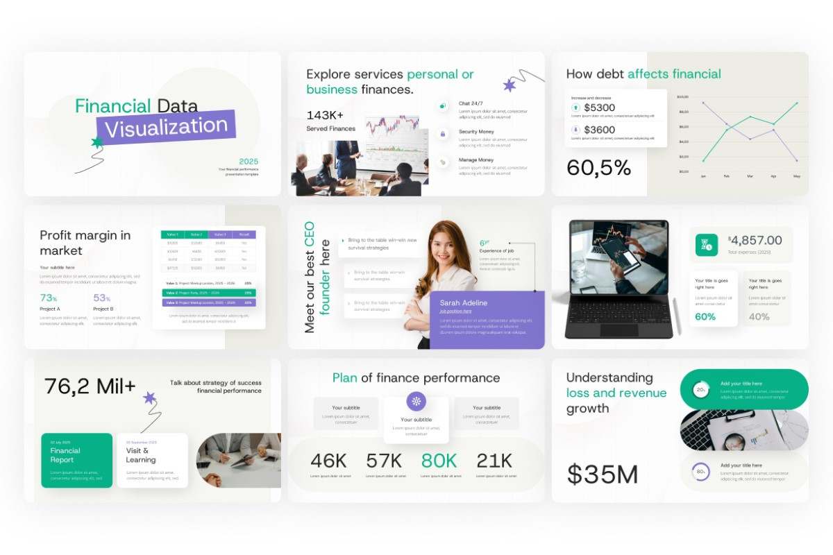 Financial PowerPoint Template | Nulivo Market