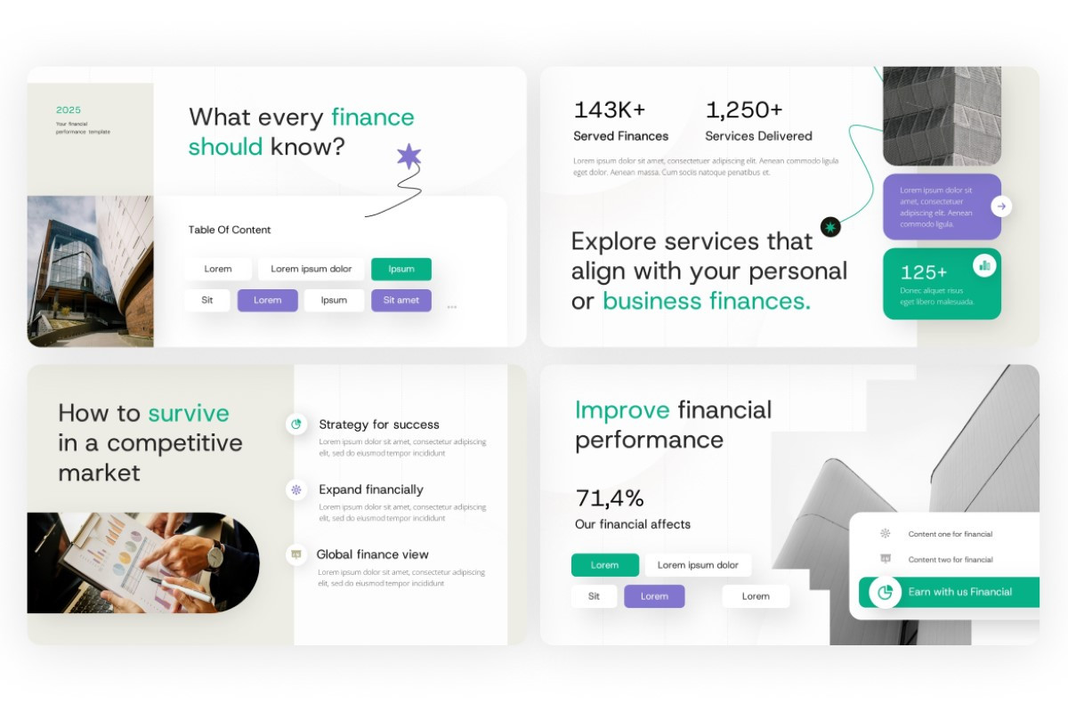 Financial PowerPoint Template | Nulivo Market
