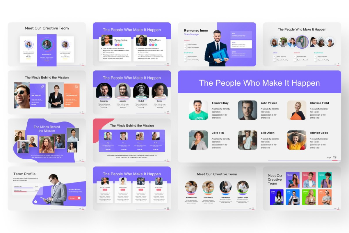 Team Introduction PowerPoint Template | Nulivo Market