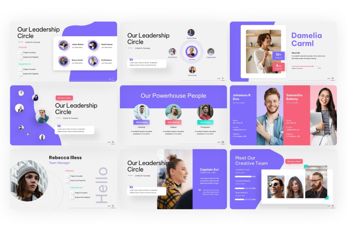 Team Introduction PowerPoint Template | Nulivo Market