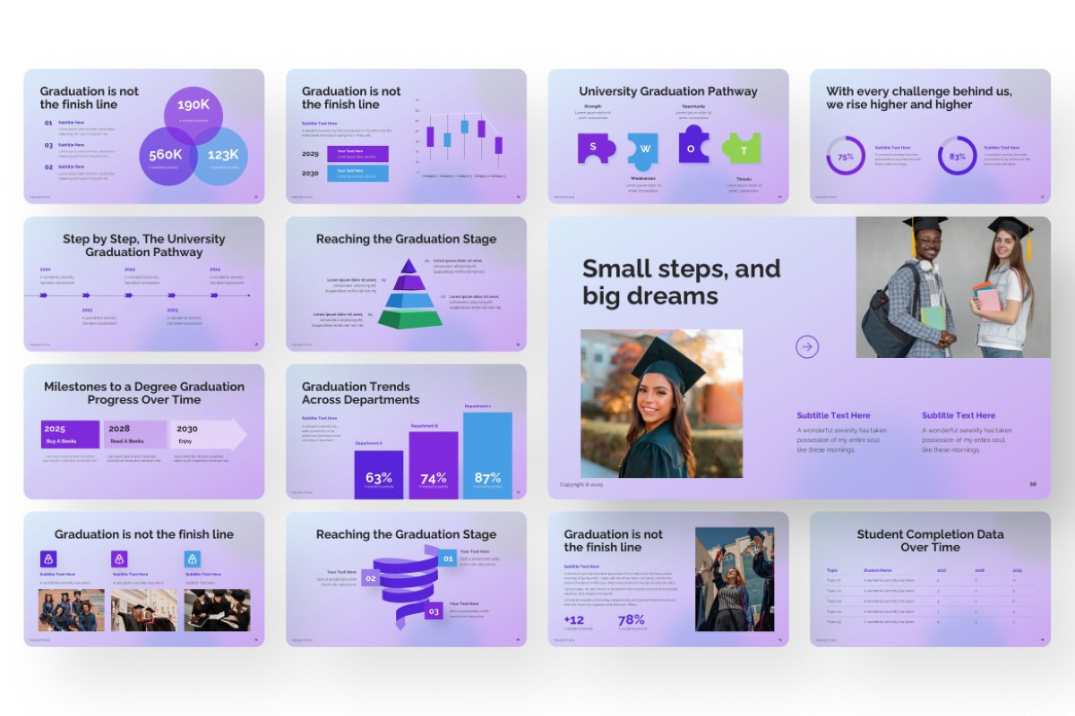 Graduation University PowerPoint Template | Nulivo Market