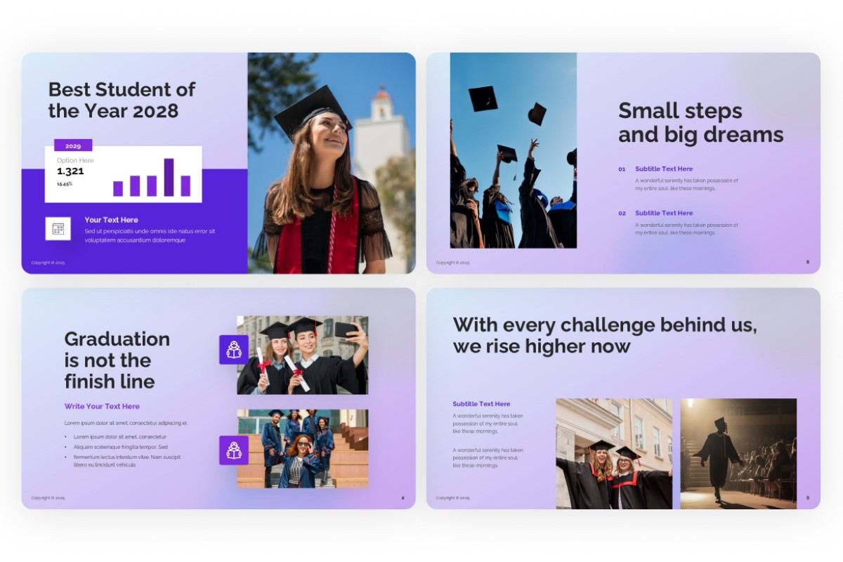 Graduation University PowerPoint Template | Nulivo Market