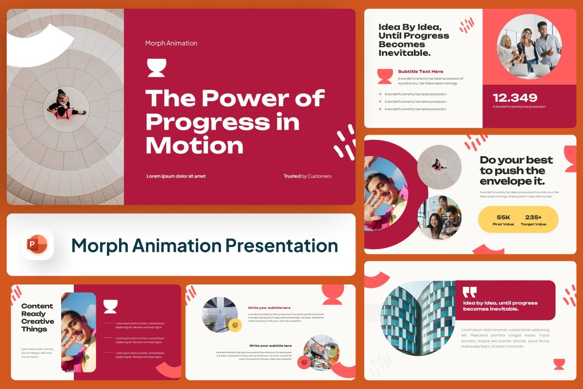 Morph Animation PowerPoint Template | Nulivo Market