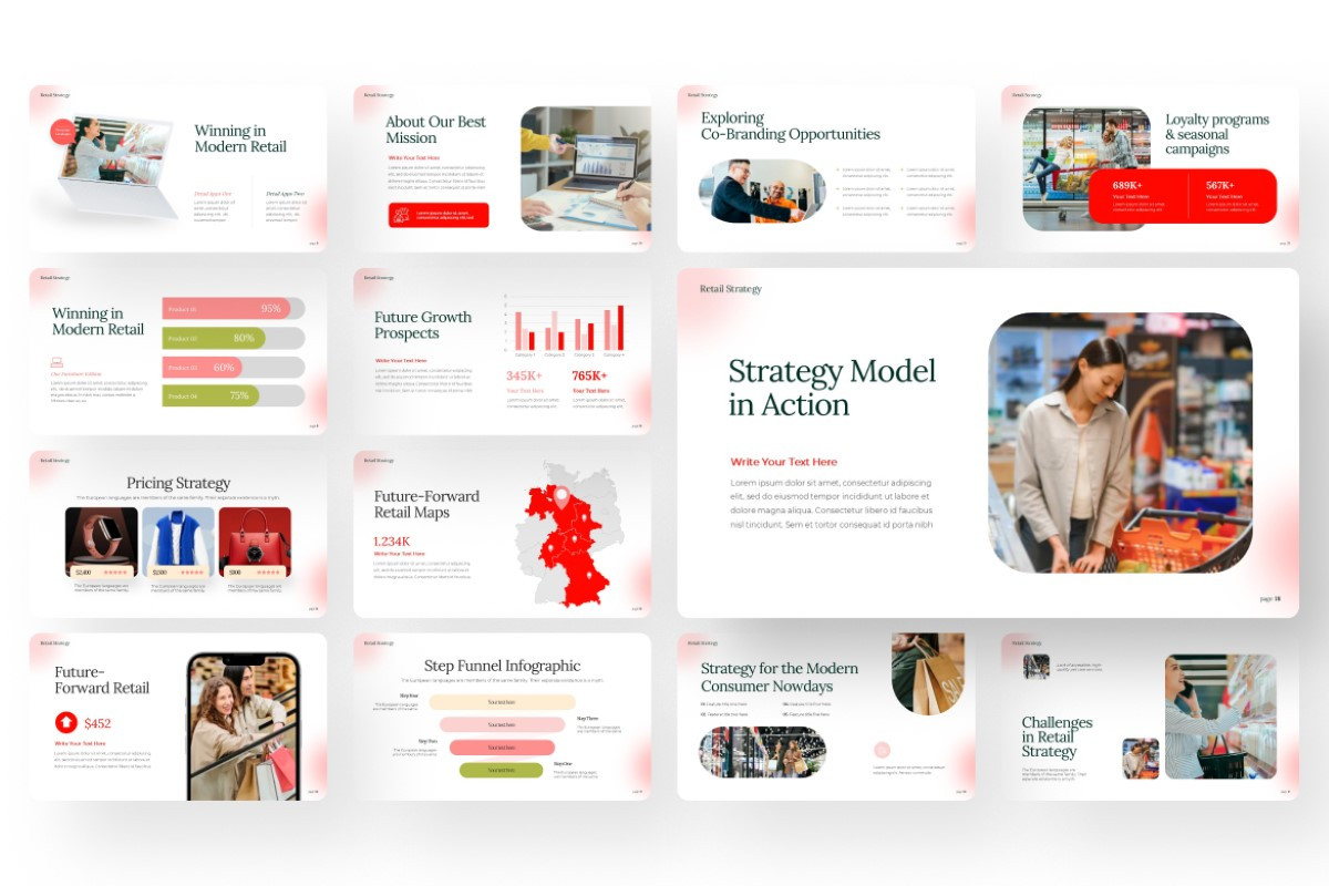 Retail Strategy PowerPoint Template | Nulivo Market