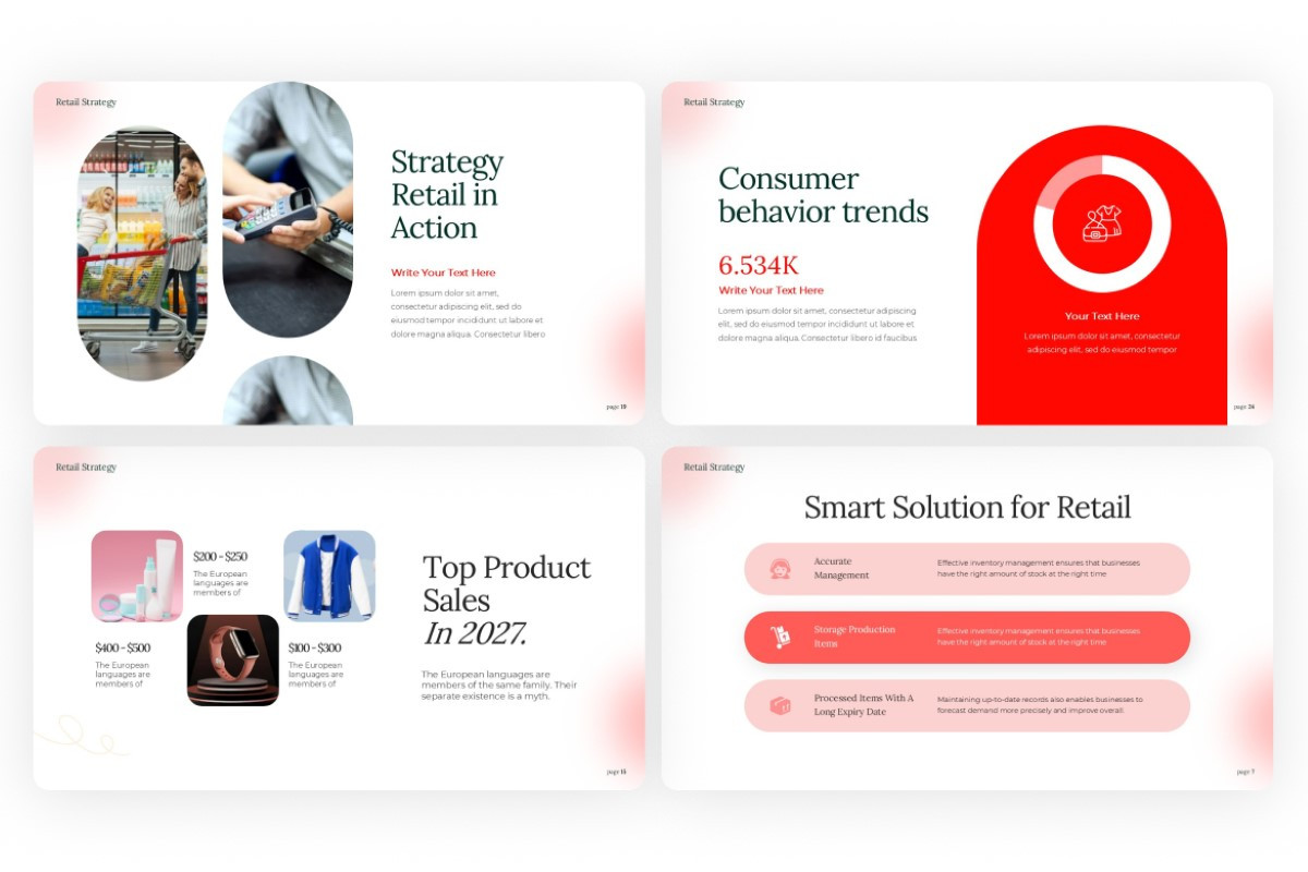 Retail Strategy PowerPoint Template | Nulivo Market