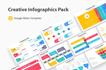 Creative Infographics Pack Google Slides Template