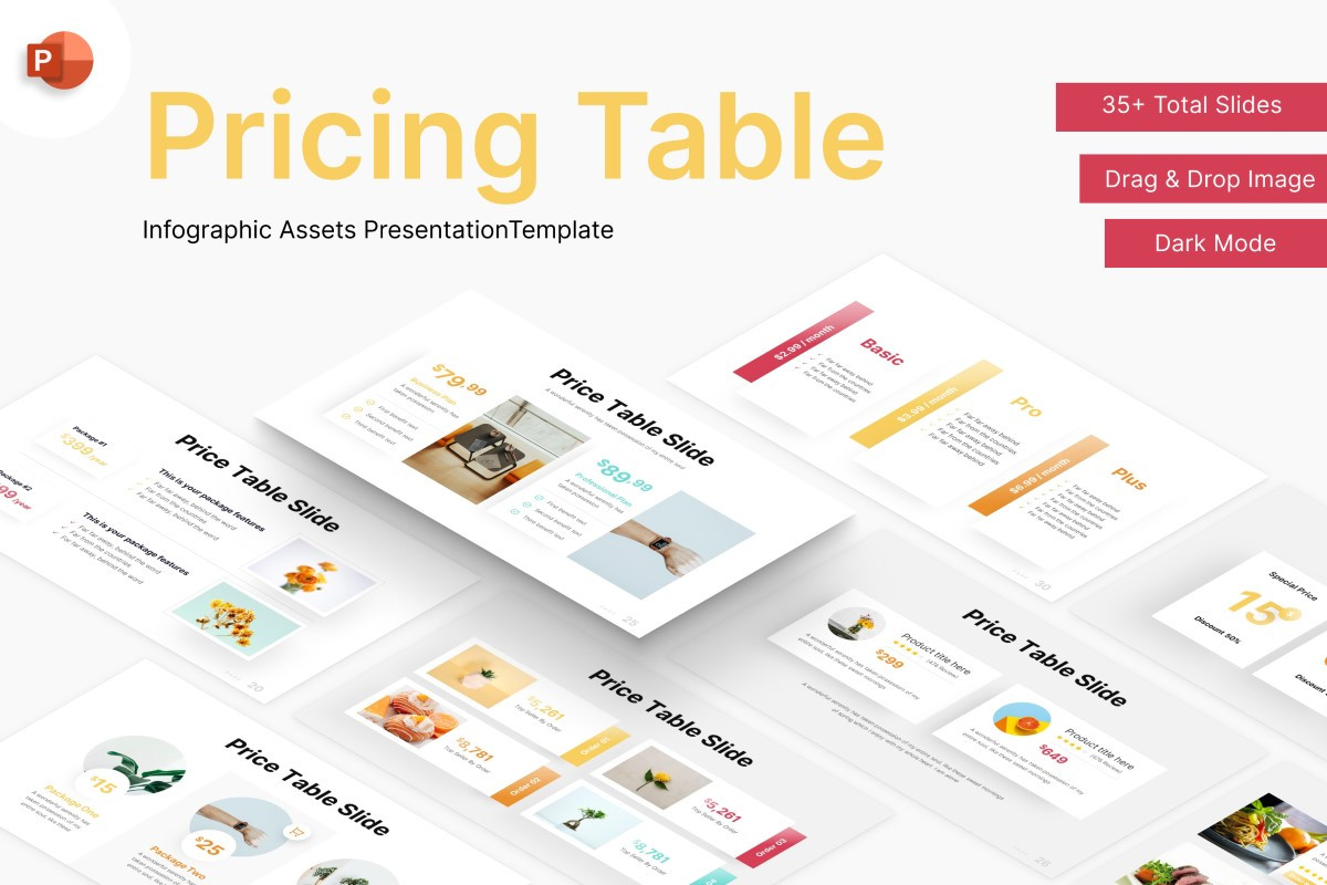 Pricing Table PowerPoint Template | Nulivo Market