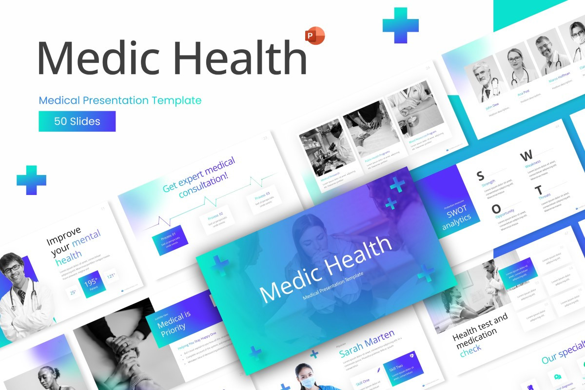 Medic Health PowerPoint Template | Nulivo Market