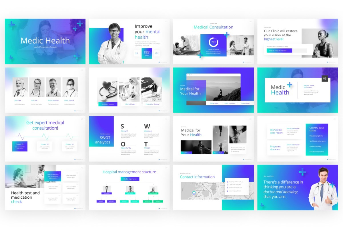 Medic Health PowerPoint Template | Nulivo Market
