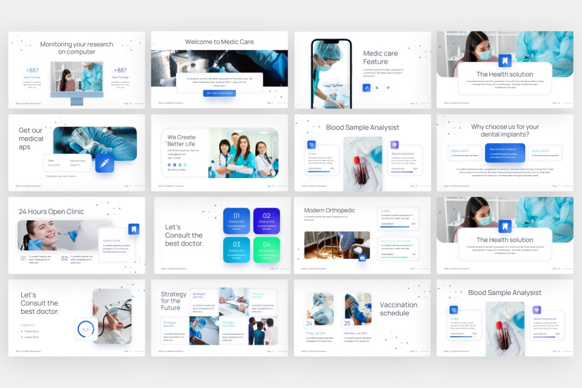 Medic care PowerPoint Template | Nulivo Market