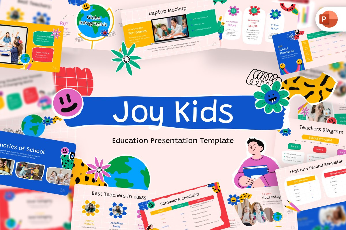 Joy Kids - Kids Education PowerPoint Template | Nulivo Market