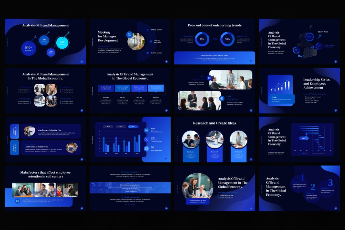 Manager Development PowerPoint Template | Nulivo Market