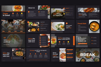 Meals Food PowerPoint Template | Nulivo Market