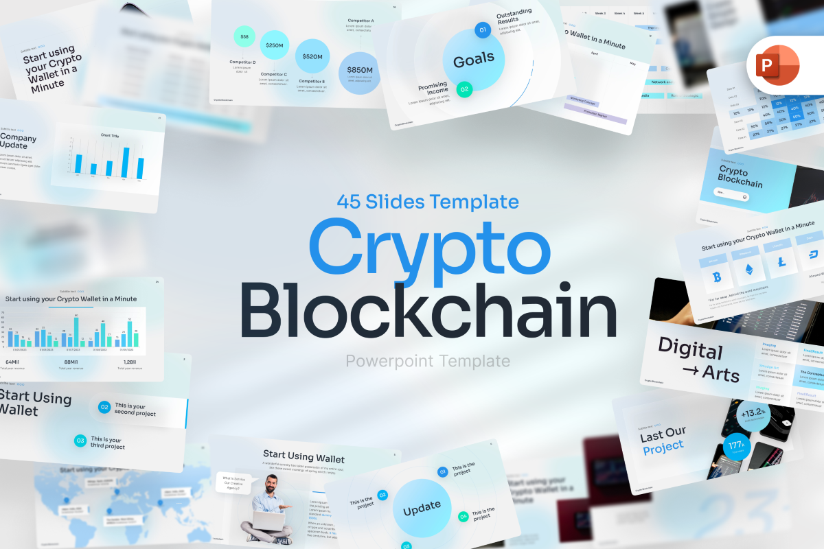 Crypto Blockchain PowerPoint Template | Nulivo Market