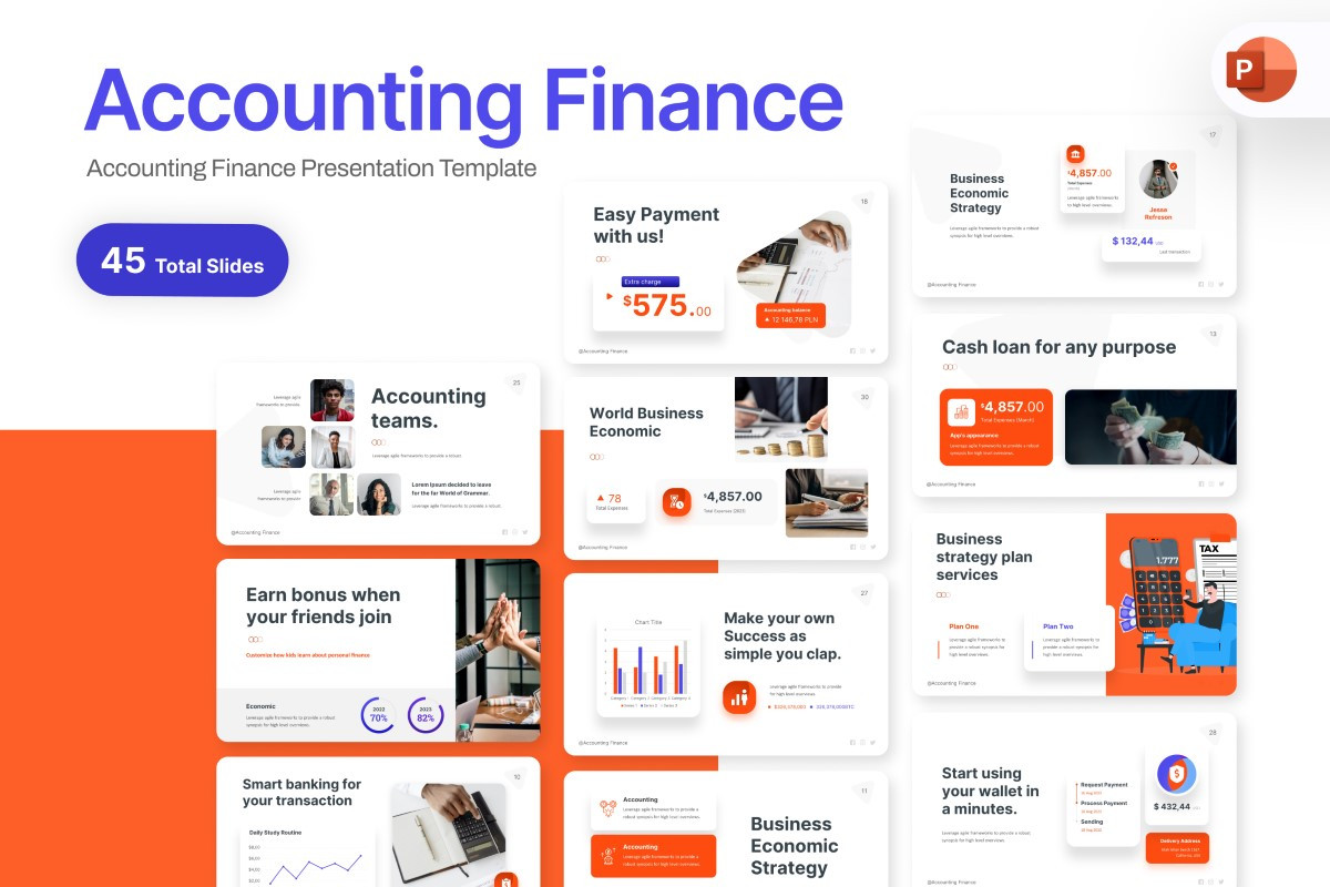 Accounting Finance PowerPoint Template | Nulivo Market