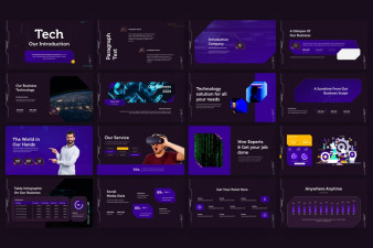 Futura Tech PowerPoint Template | Nulivo Market