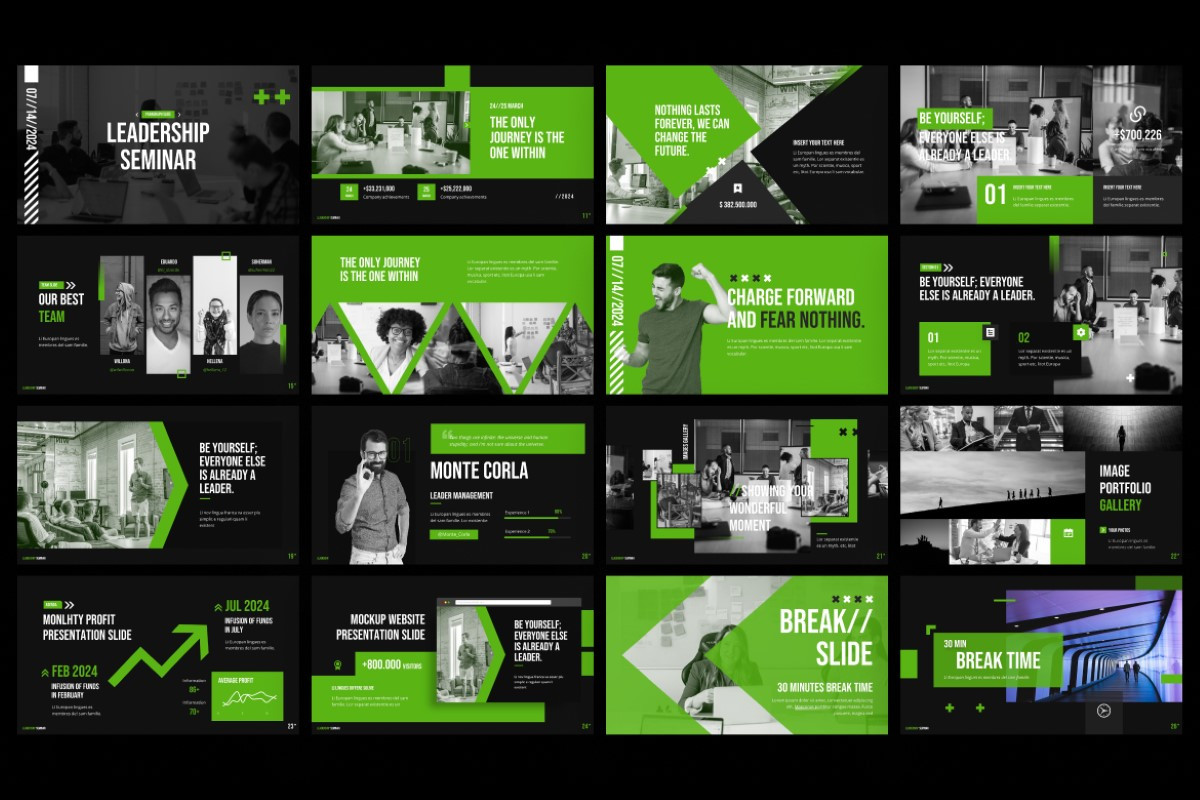 Leadership Seminar PowerPoint Template | Nulivo Market