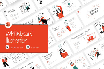 Whiteboard Illustration PowerPoint Template | Nulivo Market