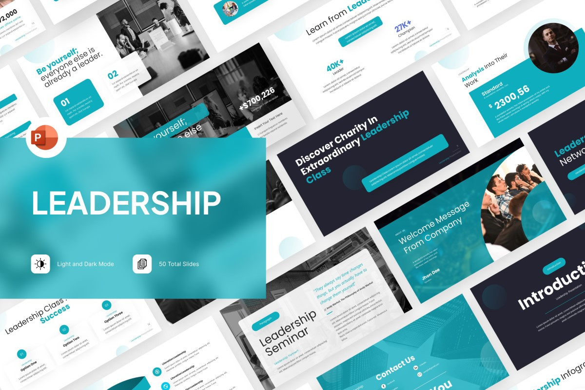 Leadership PowerPoint Template | Nulivo Market