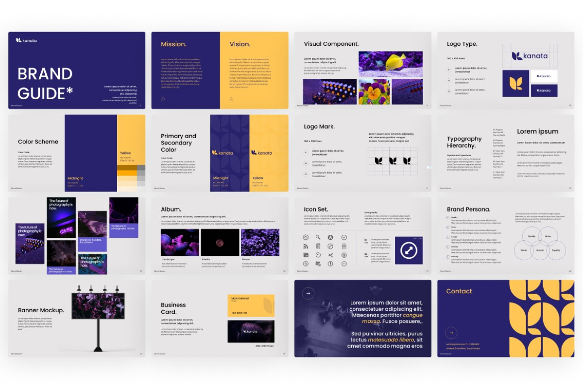 Brand Guideline BE PowerPoint Template | Nulivo Market
