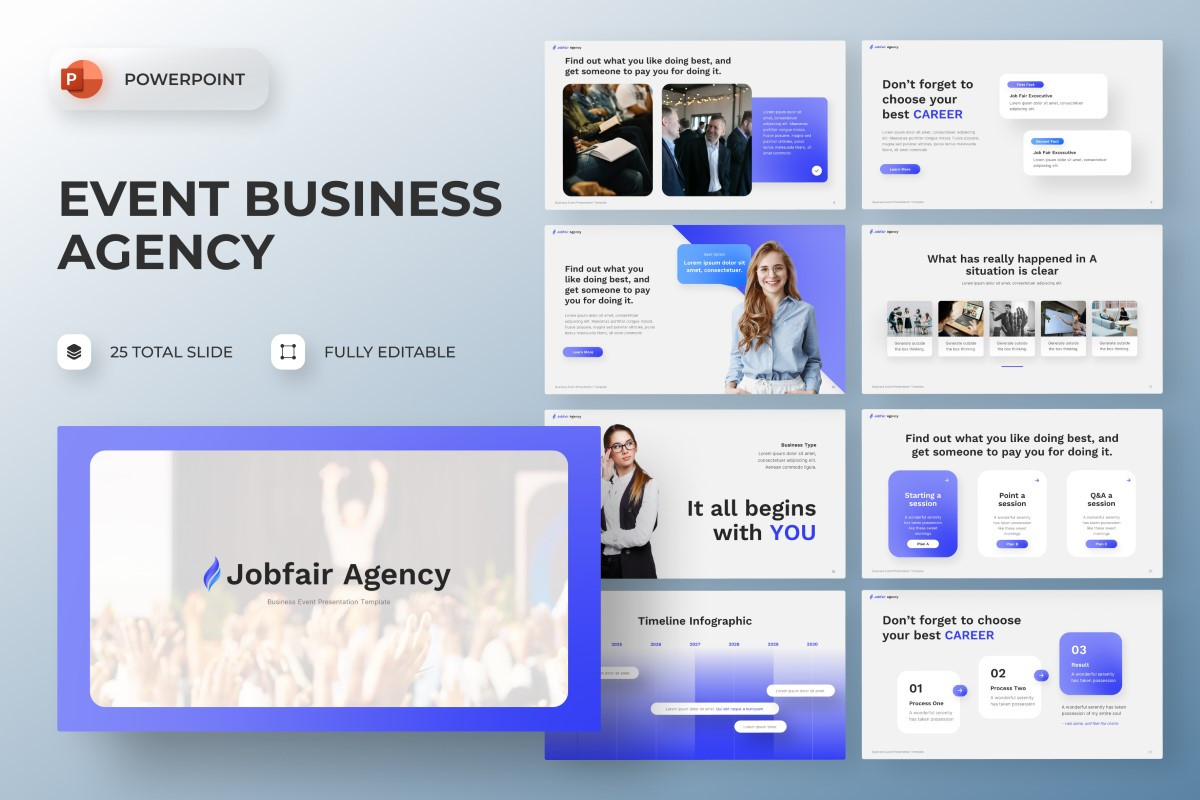 Event Business PowerPoint Template | Nulivo Market