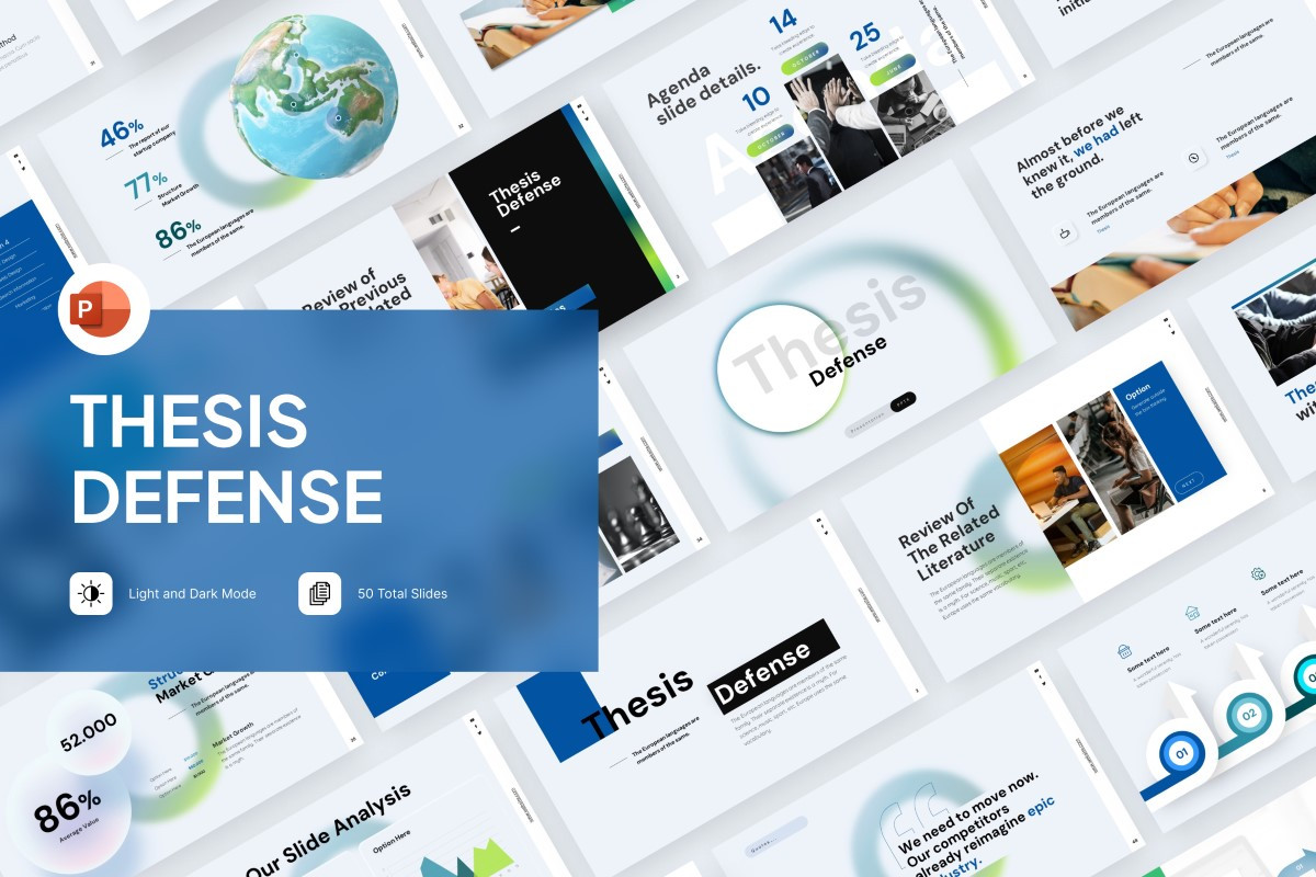 Thesis Defense PowerPoint Template | Nulivo Market