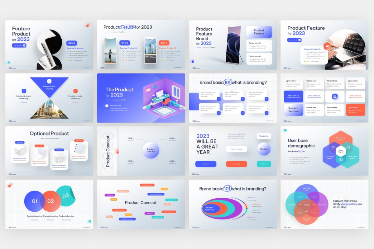 Produk Concept & Produk Feature PowerPoint Template