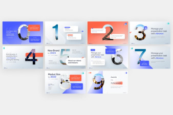 Number Counting PowerPoint Template | Nulivo Market