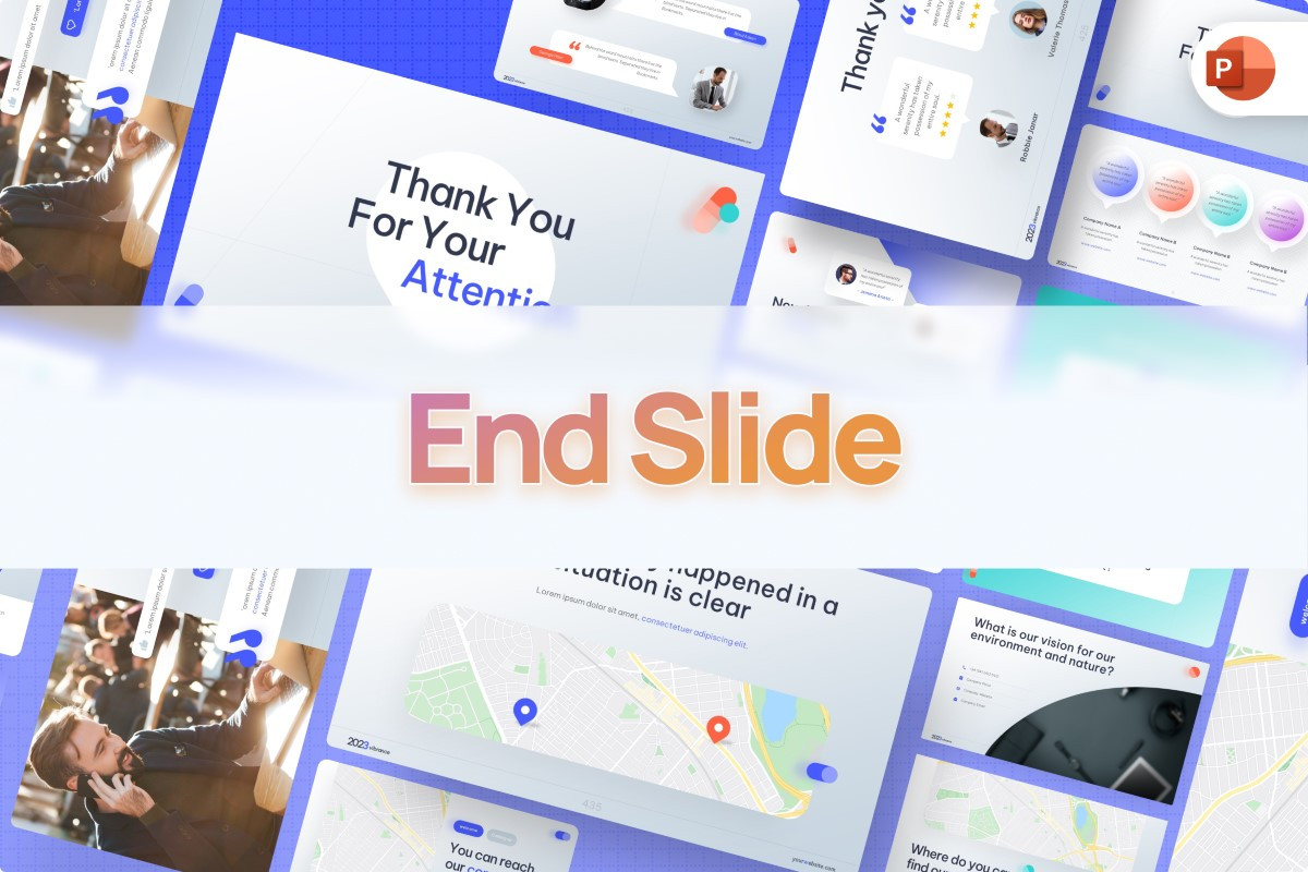 End Slide PowerPoint Template | Nulivo Market