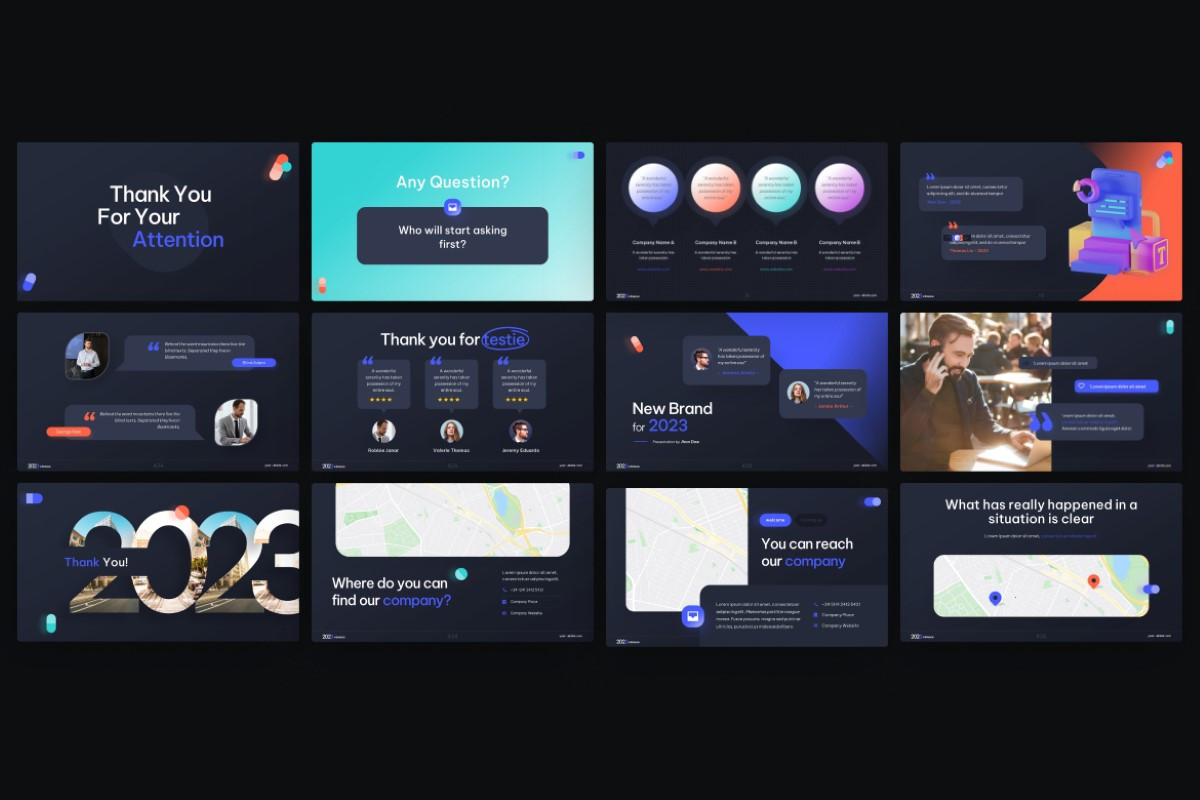 End Slide PowerPoint Template | Nulivo Market