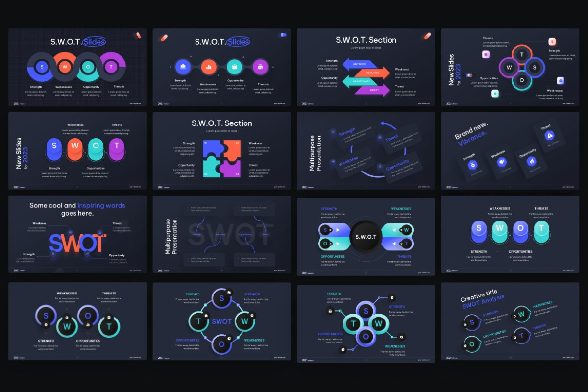 SWOT PowerPoint Template | Nulivo Market