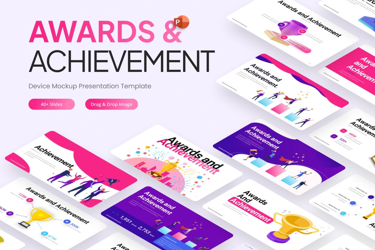 Awards and Achievement PowerPoint Template | Nulivo Market