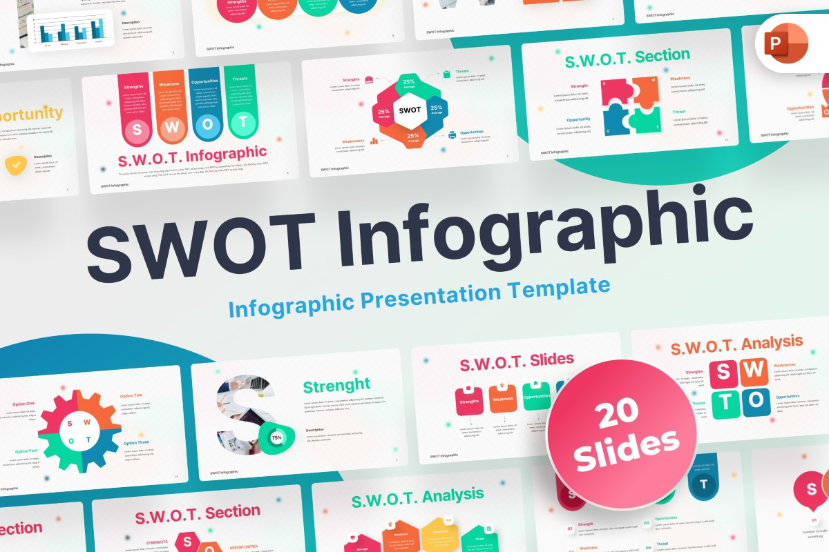 SWOT Infographic PowerPoint Template | Nulivo Market