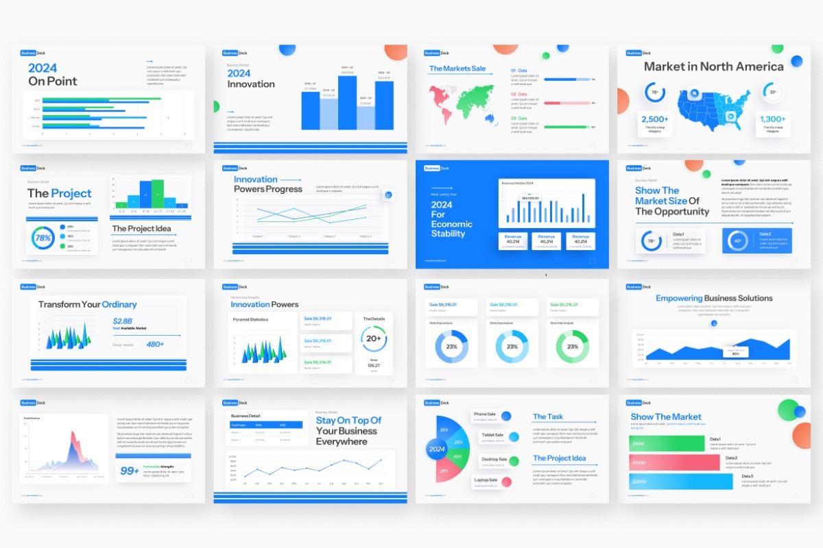Office & Custom Charts PowerPoint Template | Nulivo Market