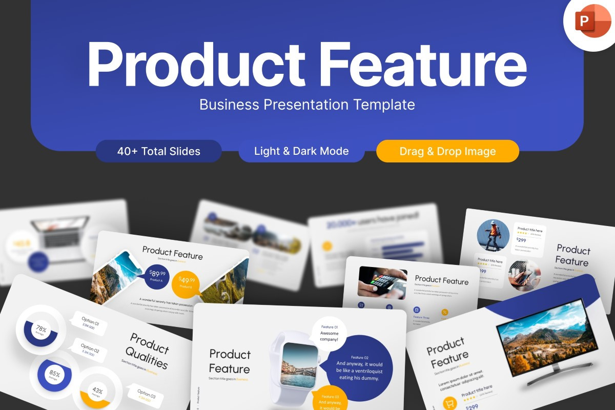 Product Feature PowerPoint Template | Nulivo Market