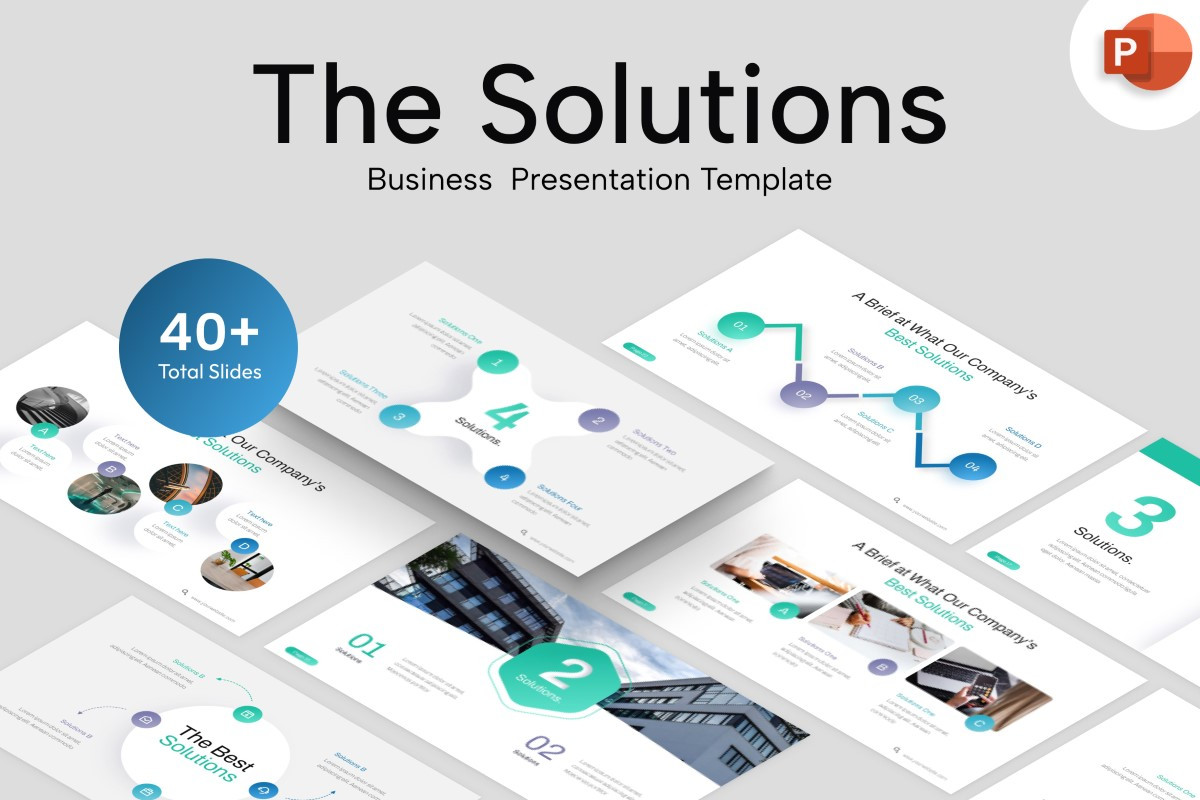 The Solutions PowerPoint Template | Nulivo Market