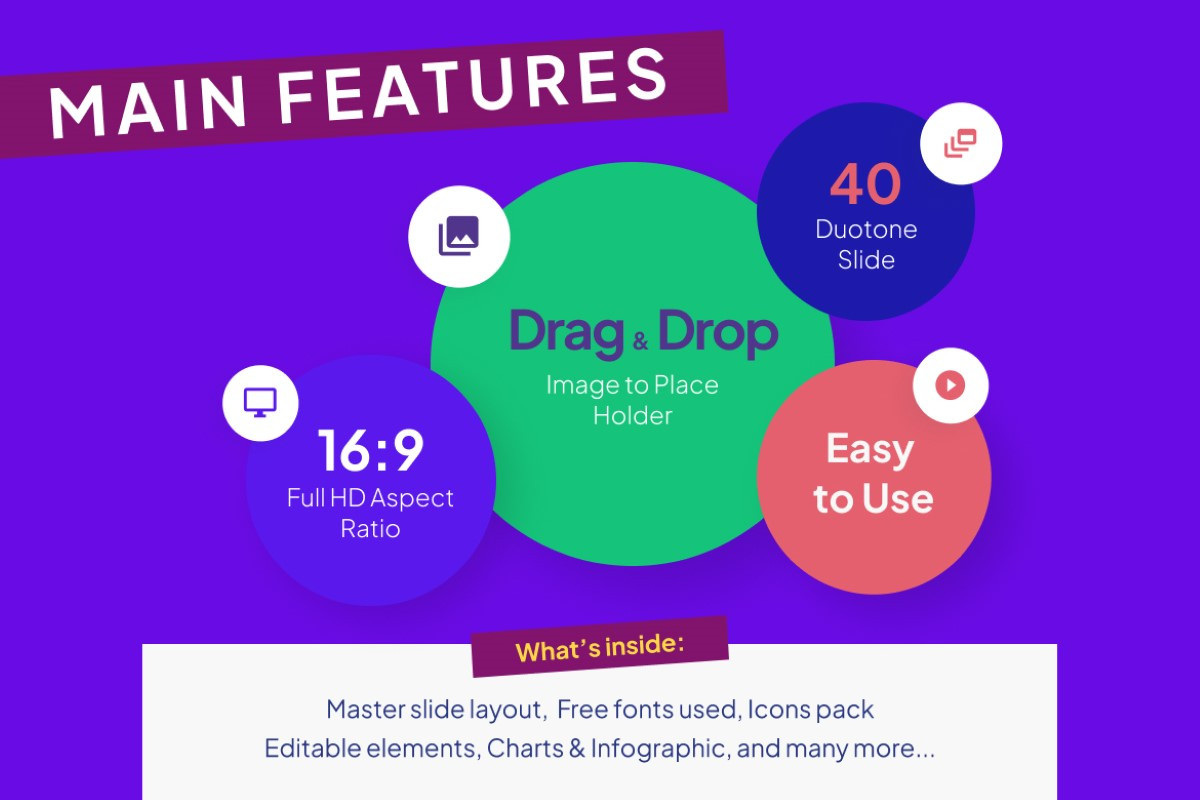 Essentials Duo Tone PowerPoint Template | Nulivo Market